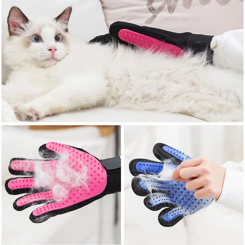 AUSIDAPET Pet Glove Cat Grooming Hair Deshedding Brush Dog Comb for Bath Cleaning Glove De-Shedding De-Matting Pet grooming products