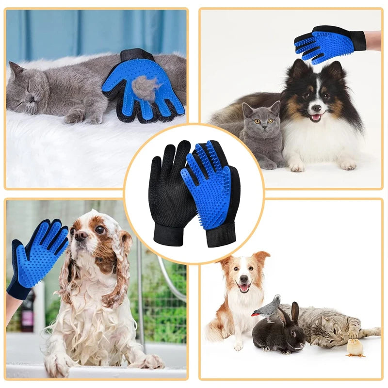 AUSIDAPET Pet Glove Cat Grooming Hair Deshedding Brush Dog Comb for Bath Cleaning Glove De-Shedding De-Matting Pet grooming products