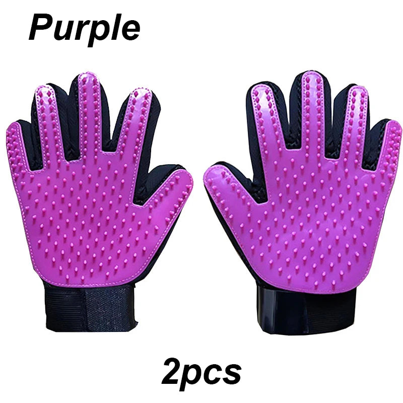 AUSIDAPET Pet Glove Cat Grooming Hair Deshedding Brush Dog Comb for Bath Cleaning Glove De-Shedding De-Matting Pet grooming products
