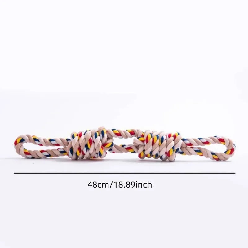 AUSIDAPET Pet Indestructible Toy For Medium Large Dogs Tough Nature Cotton Rope Puppy Toy Dog Antistress Fidget Toy Dog Toothbrush