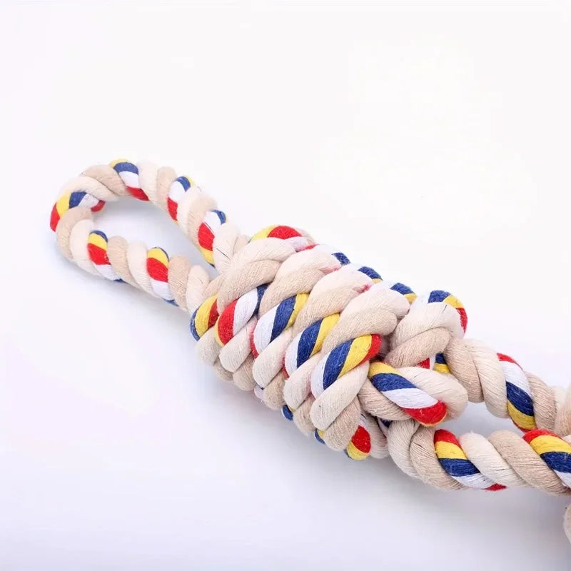 AUSIDAPET Pet Indestructible Toy For Medium Large Dogs Tough Nature Cotton Rope Puppy Toy Dog Antistress Fidget Toy Dog Toothbrush
