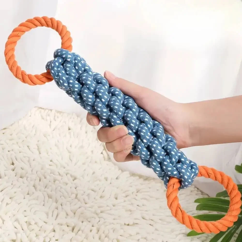 AUSIDAPET Pet Indestructible Toy For Medium Large Dogs Tough Nature Cotton Rope Puppy Toy Dog Antistress Fidget Toy Dog Toothbrush