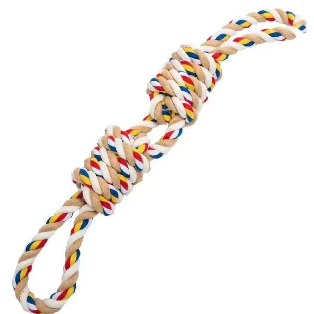 AUSIDAPET Pet Indestructible Toy For Medium Large Dogs Tough Nature Cotton Rope Puppy Toy Dog Antistress Fidget Toy Dog Toothbrush