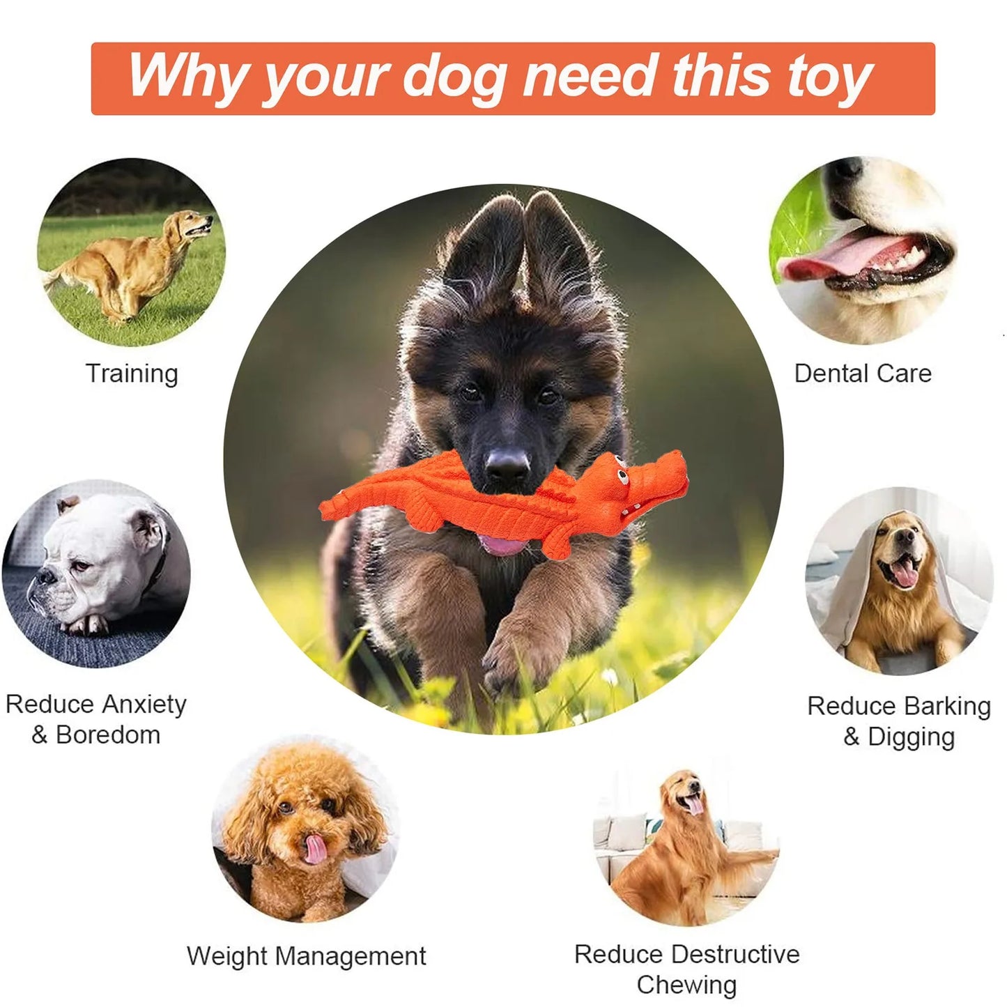 AUSIDAPET Pet Rubber Toy Big Dog Sound Grinding Stick Cleaning Dog Chewing Gum Dog Sound Toy Super Strong Dog For Aggressive Chewers