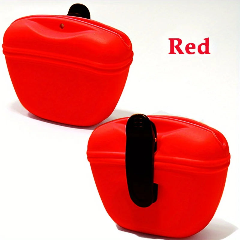 AUSIDAPET Pet Supplies Silicone Dog Food Bag Outdoor Training Dog Training Waist Bag Waterproof Dog Snack Training Bag