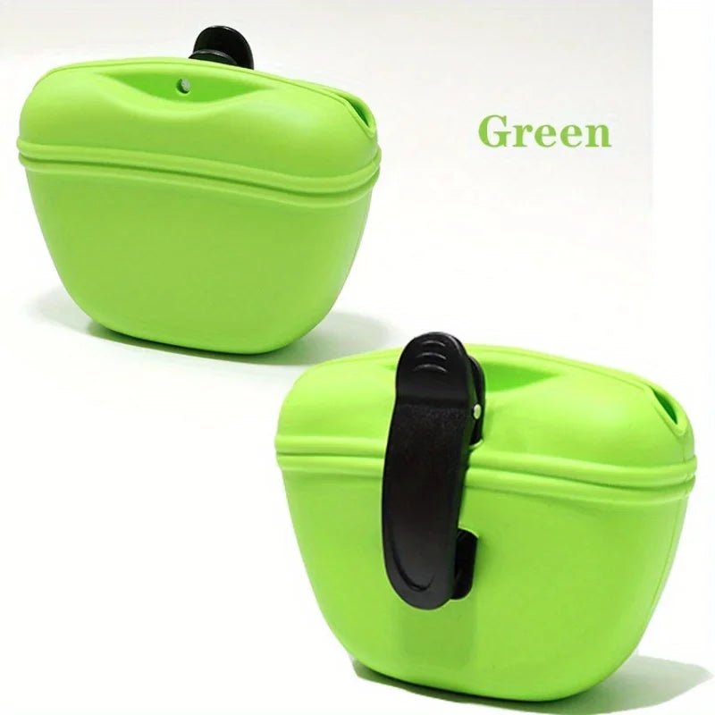 AUSIDAPET Pet Supplies Silicone Dog Food Bag Outdoor Training Dog Training Waist Bag Waterproof Dog Snack Training Bag