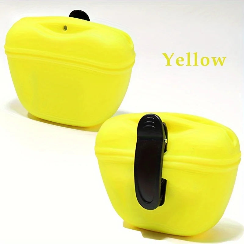 AUSIDAPET Pet Supplies Silicone Dog Food Bag Outdoor Training Dog Training Waist Bag Waterproof Dog Snack Training Bag