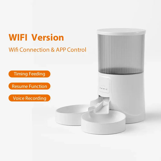 AUSIDAPET Pets Microchip Time Wifi Remote Cat Dispenser Wholesale Smart Camera Automatic Dog Pet Food Feeder