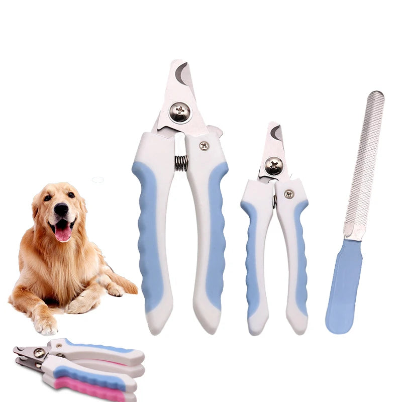 AUSIDAPET Professional Pet Nail Clipper Stainless Steel Dog Cat Nail Clippers Multifunctional Teddy Cat Stainless Steel Grooming Scissors