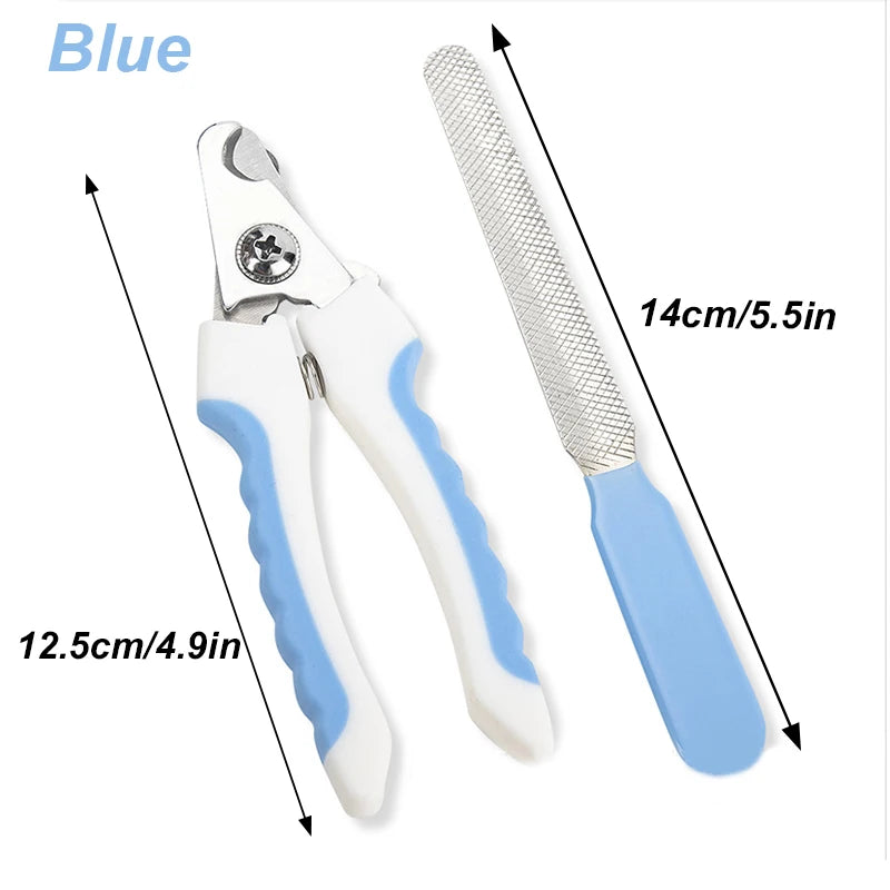 AUSIDAPET Professional Pet Nail Clipper Stainless Steel Dog Cat Nail Clippers Multifunctional Teddy Cat Stainless Steel Grooming Scissors