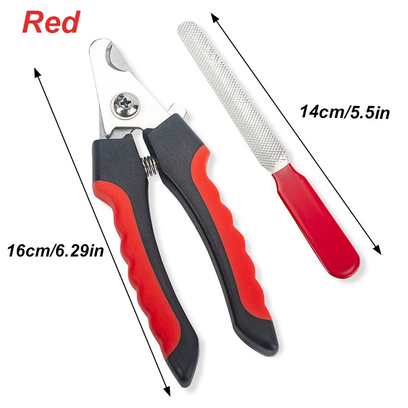 AUSIDAPET Professional Pet Nail Clipper Stainless Steel Dog Cat Nail Clippers Multifunctional Teddy Cat Stainless Steel Grooming Scissors