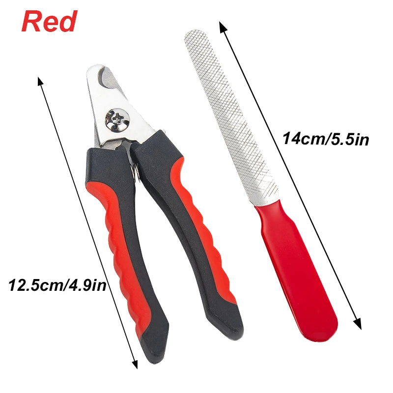 AUSIDAPET Professional Pet Nail Clipper Stainless Steel Dog Cat Nail Clippers Multifunctional Teddy Cat Stainless Steel Grooming Scissors