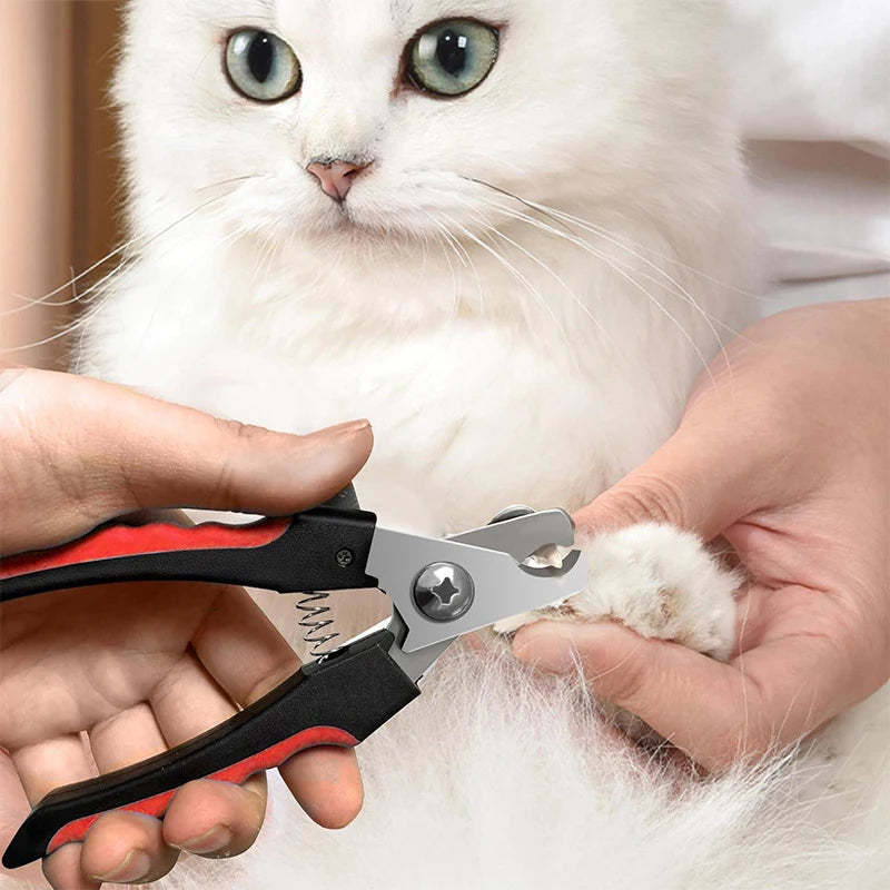 AUSIDAPET Professional Pet Nail Clipper Stainless Steel Dog Cat Nail Clippers Multifunctional Teddy Cat Stainless Steel Grooming Scissors