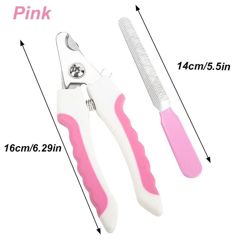 AUSIDAPET Professional Pet Nail Clipper Stainless Steel Dog Cat Nail Clippers Multifunctional Teddy Cat Stainless Steel Grooming Scissors