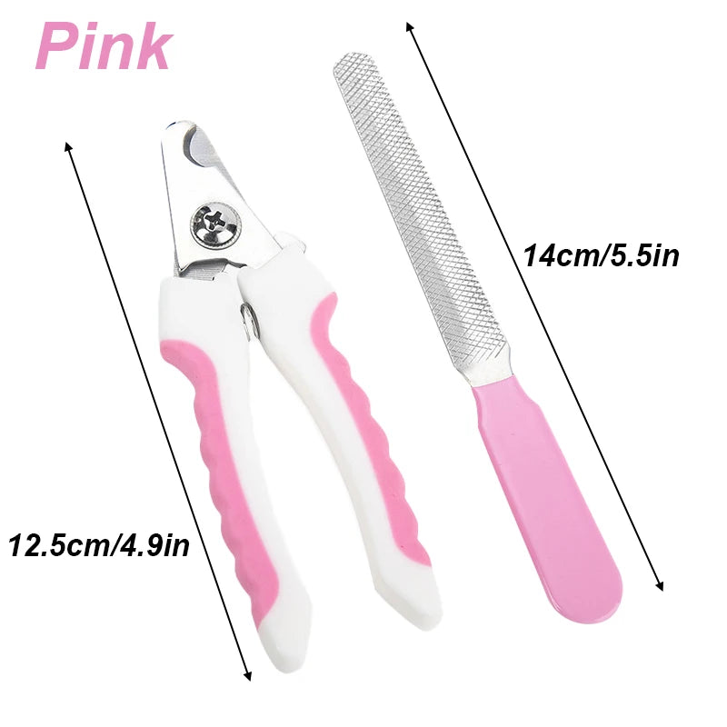 AUSIDAPET Professional Pet Nail Clipper Stainless Steel Dog Cat Nail Clippers Multifunctional Teddy Cat Stainless Steel Grooming Scissors