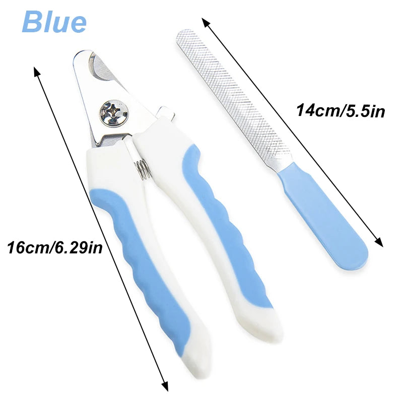 AUSIDAPET Professional Pet Nail Clipper Stainless Steel Dog Cat Nail Clippers Multifunctional Teddy Cat Stainless Steel Grooming Scissors