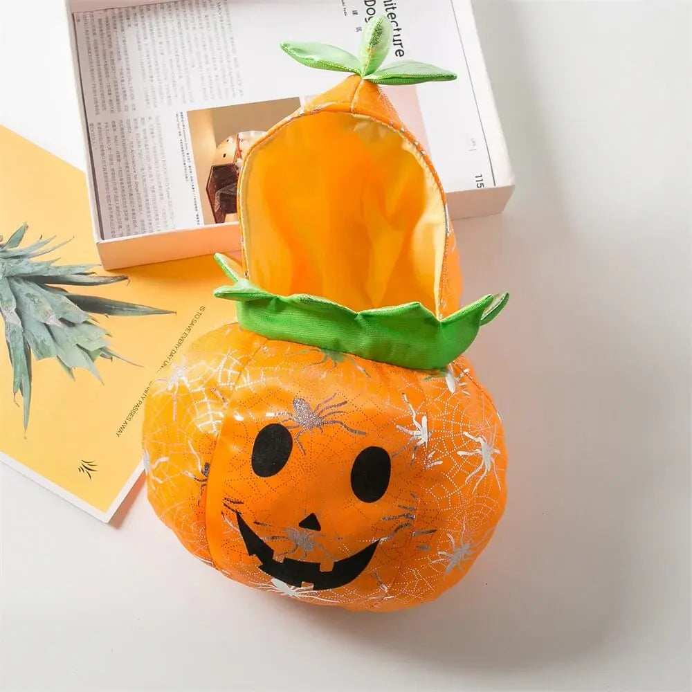 AUSIDAPET Pumpkin Dog Costume – Cute & Comfy Halloween Outfit for Small to Medium Dogs