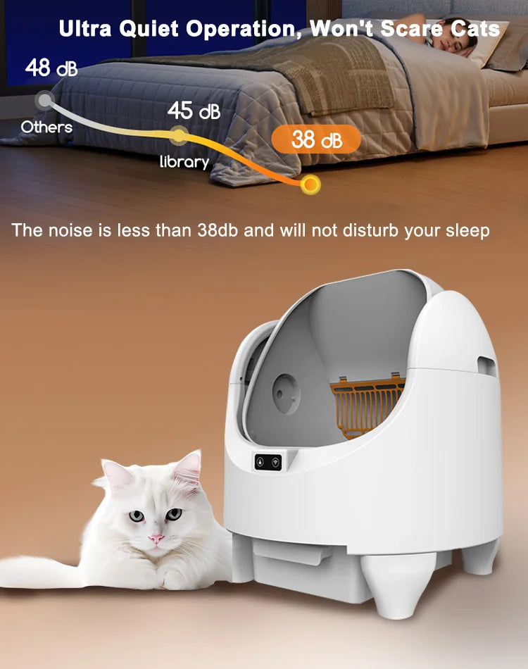 AUSIDAPET “Shark”Smart Cat Litter Box