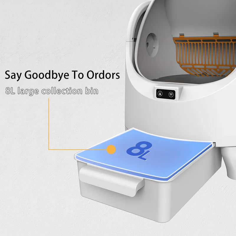 AUSIDAPET “Shark”Smart Cat Litter Box