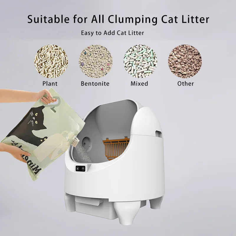 AUSIDAPET “Shark”Smart Cat Litter Box