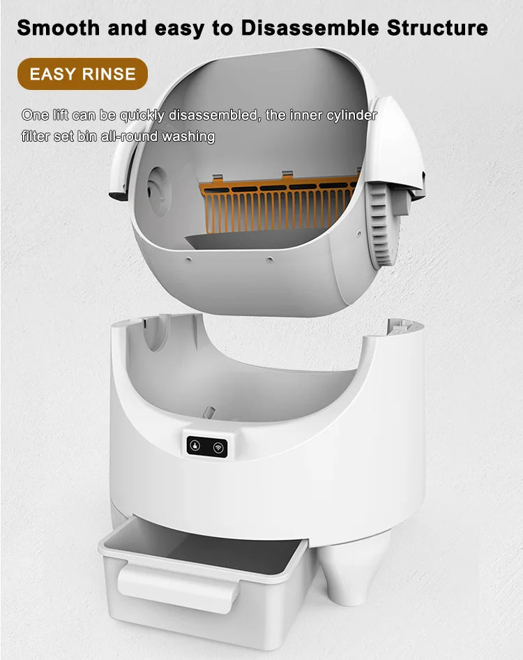 AUSIDAPET “Shark”Smart Cat Litter Box
