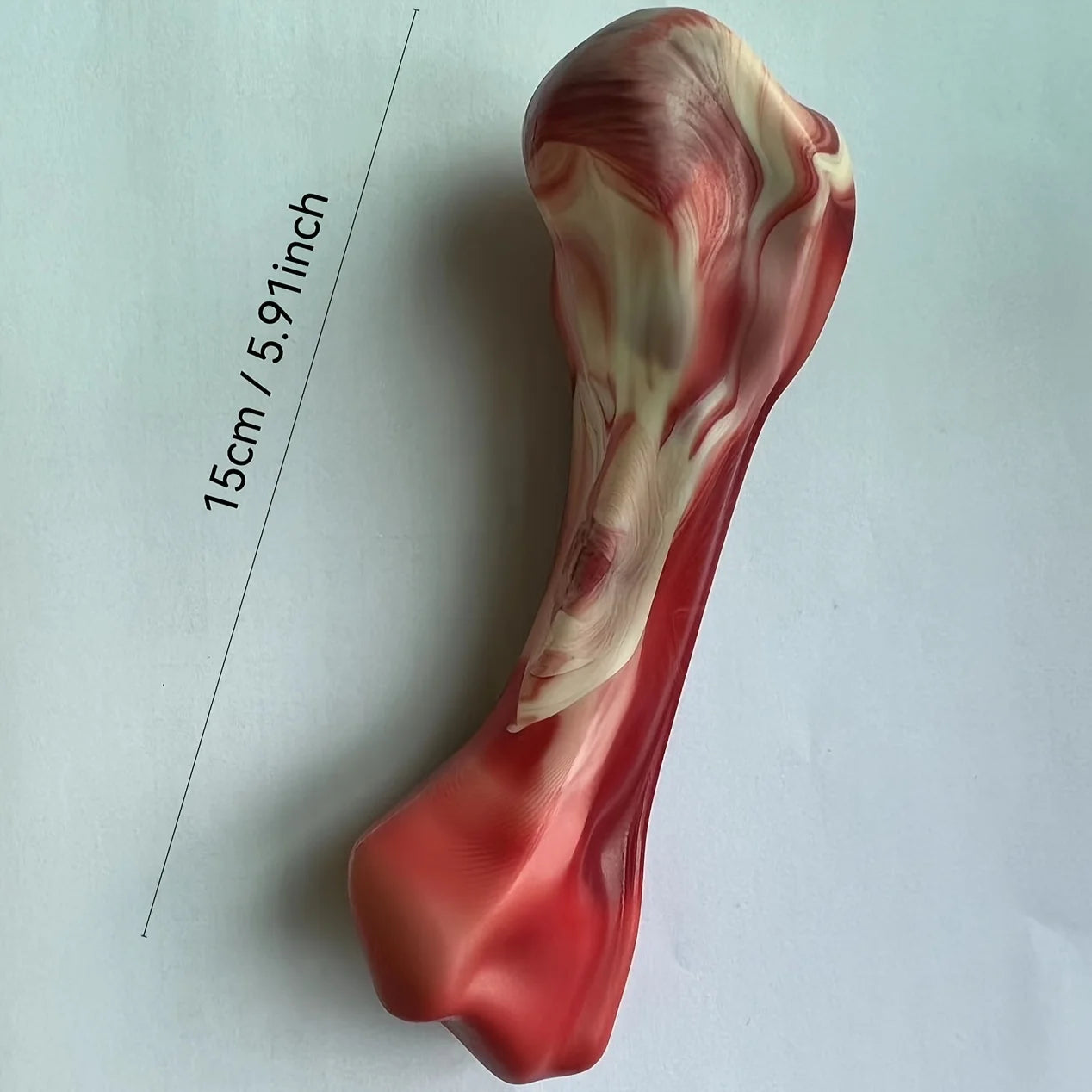 AUSIDAPET Silicone dog bite toy, natural rubber non-toxic, suitable for strong biting dogs, interactive cleaning of teeth bones