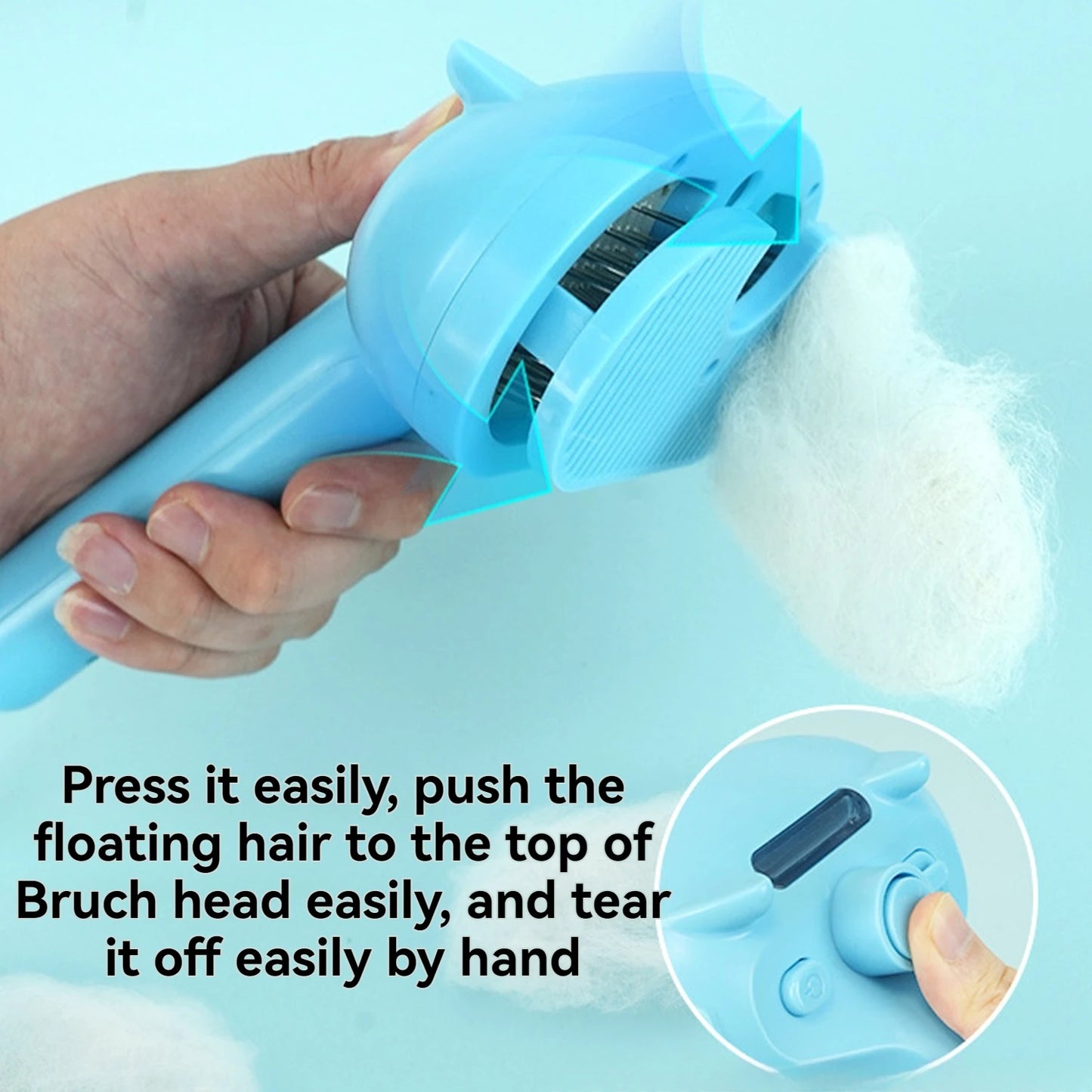 AUSIDAPET Steam Cat Brush, Pet Hair Cleaning Misting CombCat Brushes for Indoor Cats, Cat Hair Brush Cat Grooming Deshedding Brush
