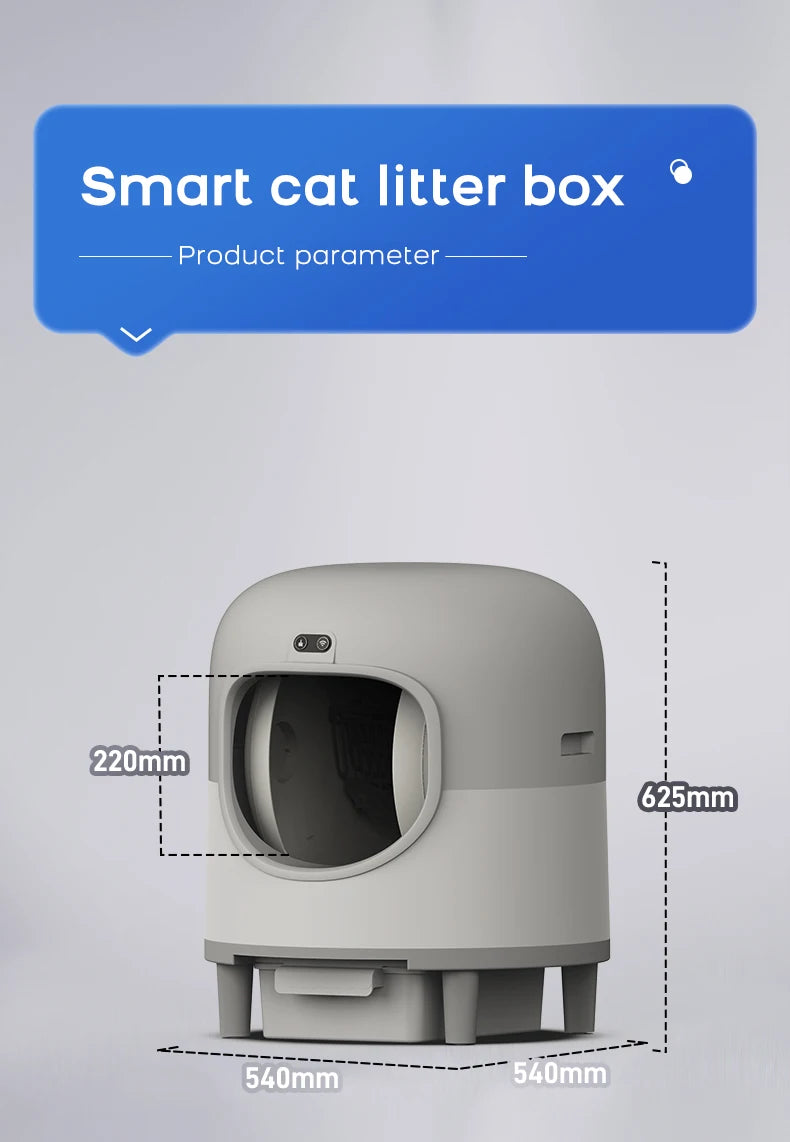AUSIDAPET “Whale”Smart Cat Litter Box