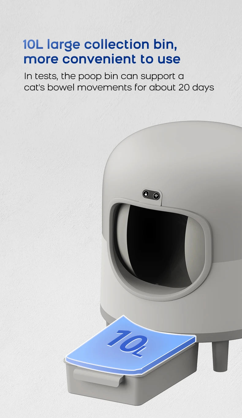 AUSIDAPET “Whale”Smart Cat Litter Box