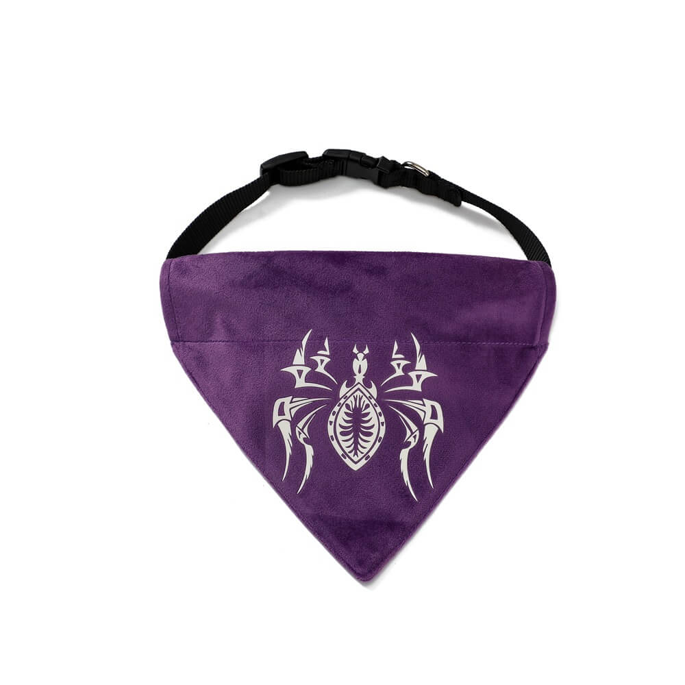 AUSIDAPET Luminous Halloween Pet Bandana – Glow-in-the-Dark Triangle Bib for Dogs & Cats