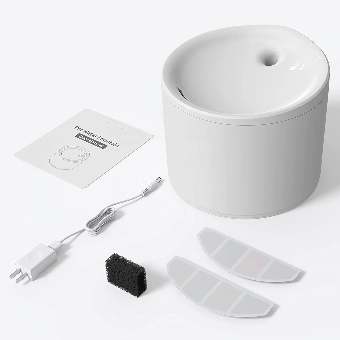 AUSIDAPET Plastic Colorful Flower 2L ABS Cat Water Fountain Automatic Pet Water Fountain Intelligent Led Water Drink Auto Machine