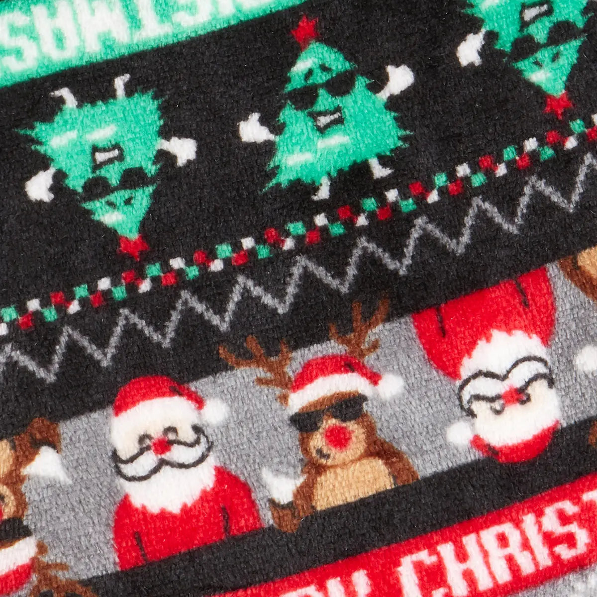 Ugly Christmas Dog Sweater - Fun Holiday Party Pet Hoodie with Santa Reindeer Tree Pattern for Small Medium Large Dogs & Cats