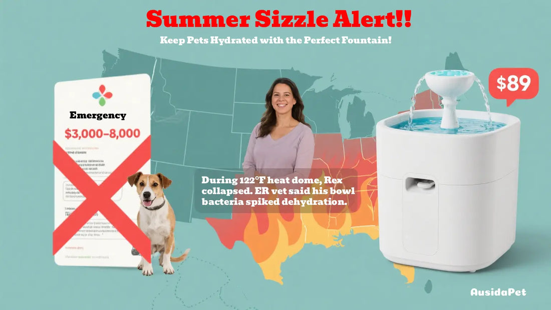 ☀️ Summer Sizzle Alert: Keep Pets Hydrated with the Perfect Fountain (Tips Inside!)