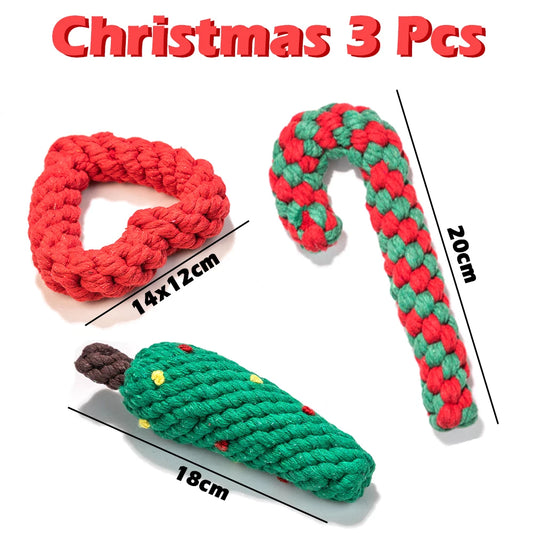 AUSIDAPET 12Pcs Large Dog Toy Sets Chew Rope Toys for Dog Chewing Toys for Dog Outdoor Teeth Clean Toy for Big Dogs Juguete para Perros