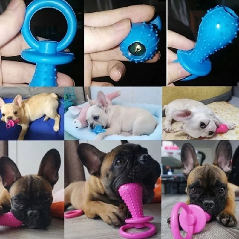 AUSIDAPET 3PCS Dog Teether Training Dog Toys for Small Dogs Indestructible Toy Teeth Cleaning Chew Training Toys GWJ12