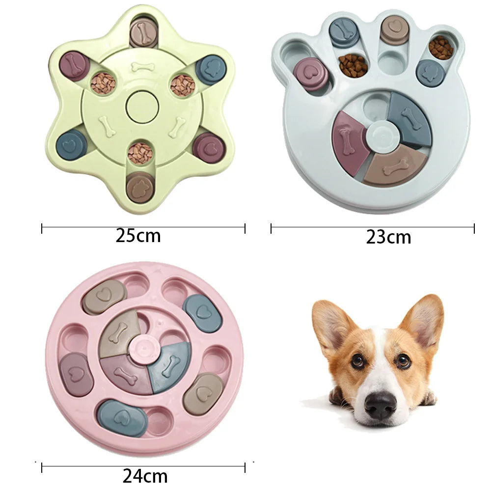 AUSIDAPET Dog Puzzle Toys Slow Feeder Interactive Increase Dogs Food Puzzle Feeder Toys for IQ Training Mental Enrichment Dog Treat Puzzle