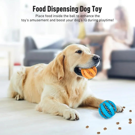 AUSIDAPET Dog Rope Ball Bite Resistance Training Ball with Rope Interesting Puzzle Teething Toy for Molar Teeth Cleaning Boredom Relieving