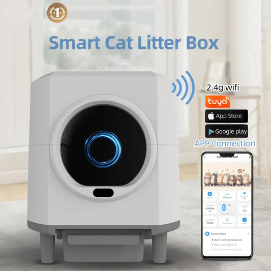 AUSIDAPET “Hippopotamus”Smart Cat Box pro