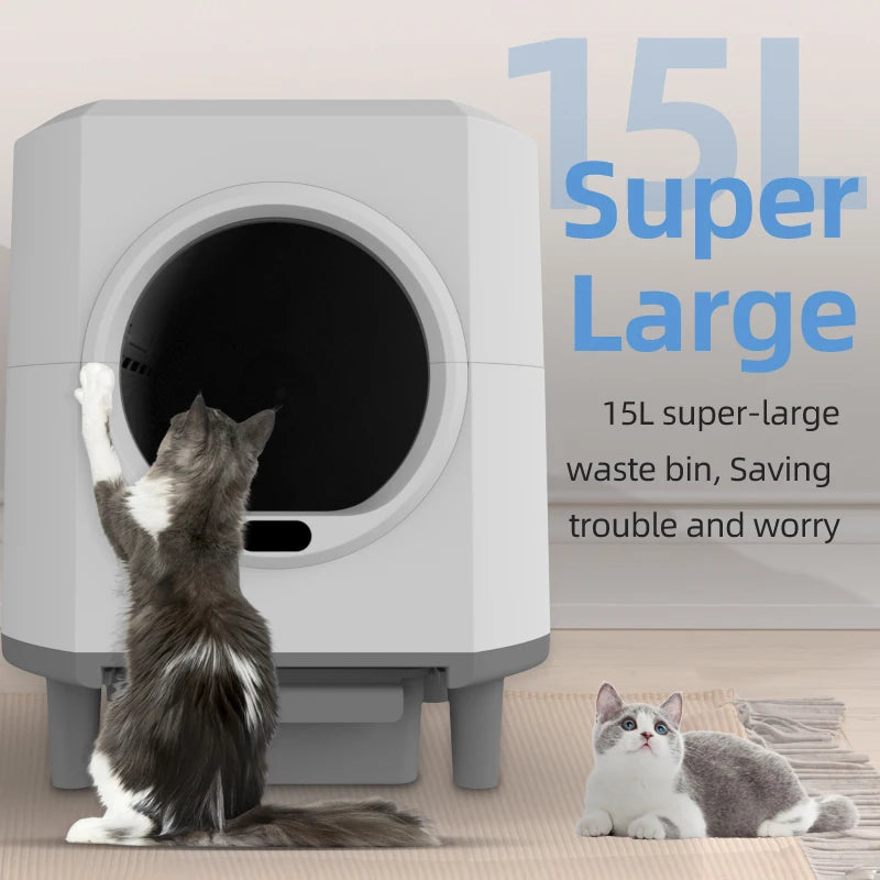 AUSIDAPET “Hippopotamus”Smart Cat Box pro