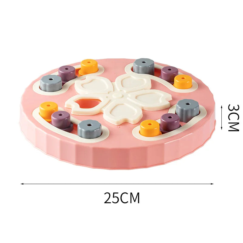 AUSIDAPET Interactive Cat Dog Puzzle Toy Slow Food Bowls for Cats Small Dogs Kitten Pet Training Toys Improve IQ Game juguetes para gatos
