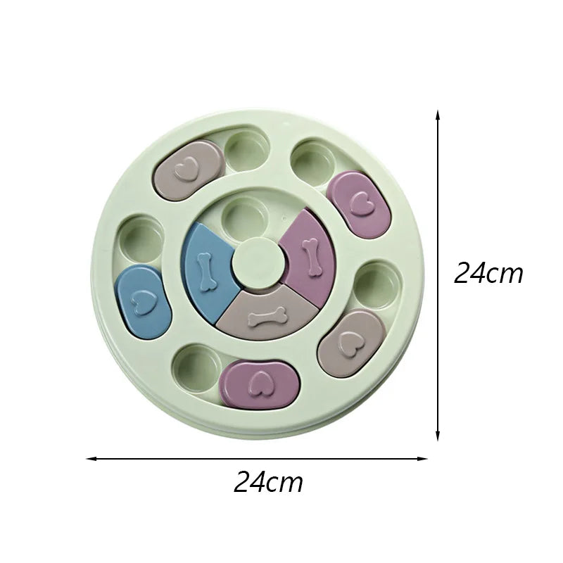 AUSIDAPET Interactive Cat Dog Puzzle Toy Slow Food Bowls for Cats Small Dogs Kitten Pet Training Toys Improve IQ Game juguetes para gatos