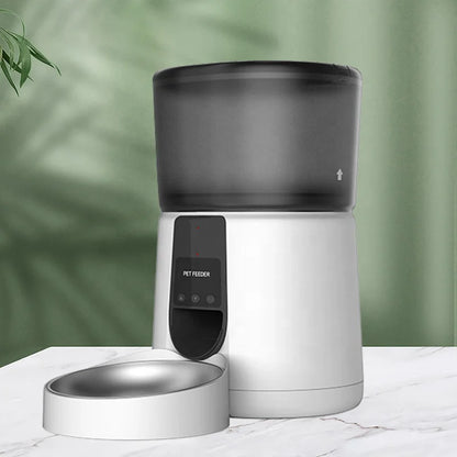 AUSIDAPET Live Real-time Video Voice Interaction Smart Pet Bowls 3.5L Mobile App Remote Feeding Pet Feeder