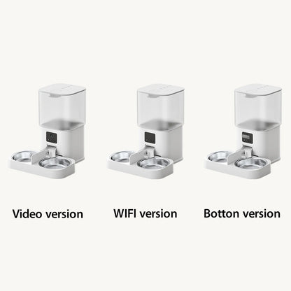 AUSIDAPET Mobile Phone Control 2-Way Audio WiFi Smart Feeder HD 1080P Camera 6L Video Automatic Pet Feeder