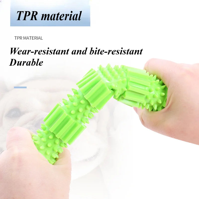 AUSIDAPET Pet Dog Chew Toy For Aggressive Chewers Treat Dispensing Rubber Teeth Cleaning Toy Squeaking Rubber Dog Toy Toys For Dogs