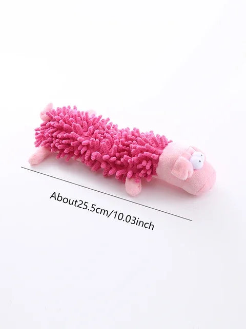 AUSIDAPET Pet dog toy sound plush toy mop  shell frog hippo teeth grinding supplies Toys for dogs Dogs toys Dog tag Toddler toys Plush Dog