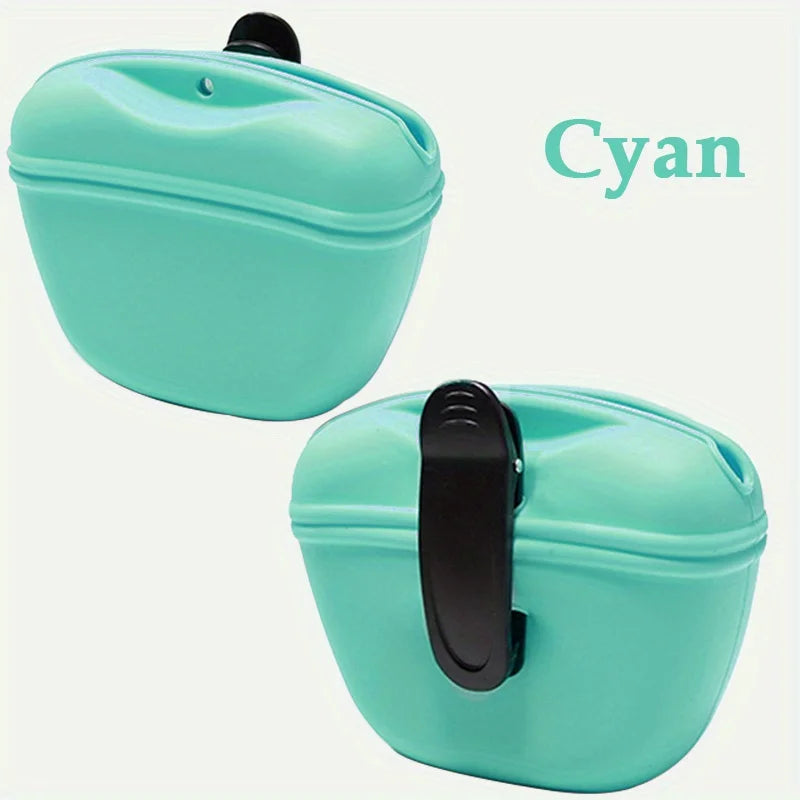 AUSIDAPET Pet Supplies Silicone Dog Food Bag Outdoor Training Dog Training Waist Bag Waterproof Dog Snack Training Bag