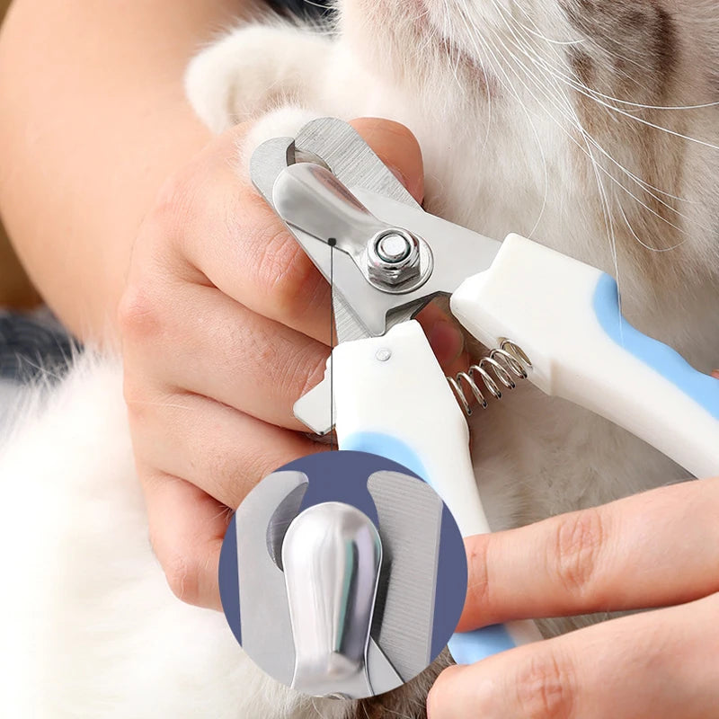AUSIDAPET Professional Pet Nail Clipper Stainless Steel Dog Cat Nail Clippers Multifunctional Teddy Cat Stainless Steel Grooming Scissors