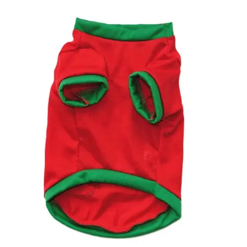 AusidaPet Official Cookie Tester Christmas Dog T-Shirt - Holiday Pet Costume with Gingerbread Design