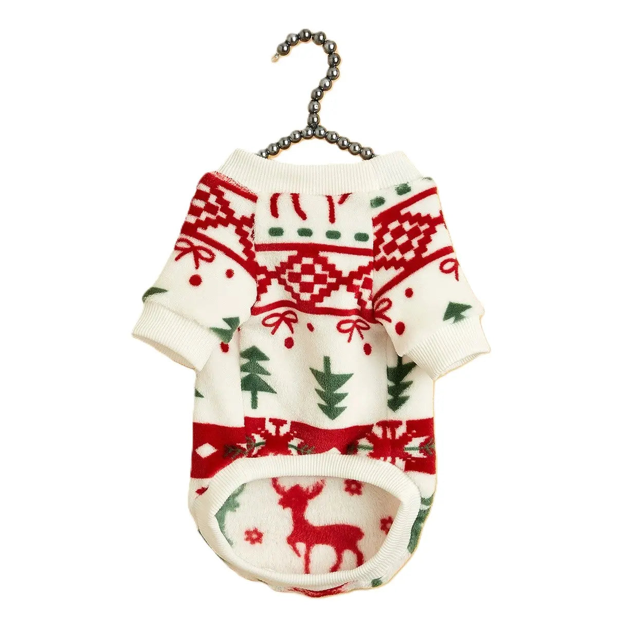 Christmas Dog Sweater - Holiday Pet Hoodie for Small Medium Large Dogs & Cats