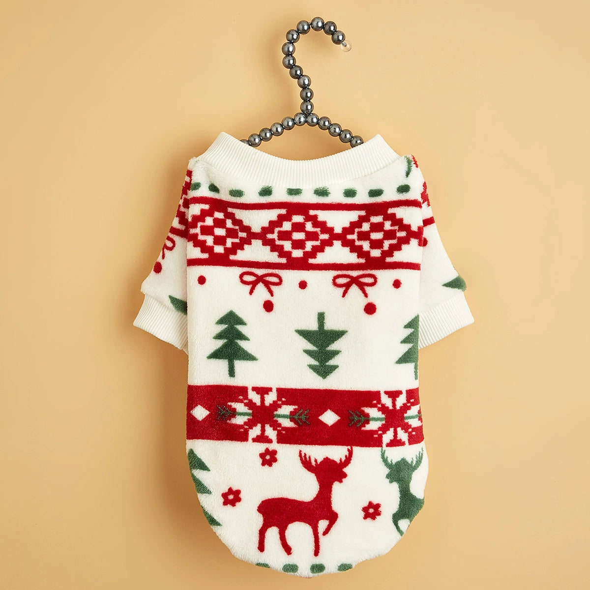 Christmas Dog Sweater - Holiday Pet Hoodie for Small Medium Large Dogs & Cats
